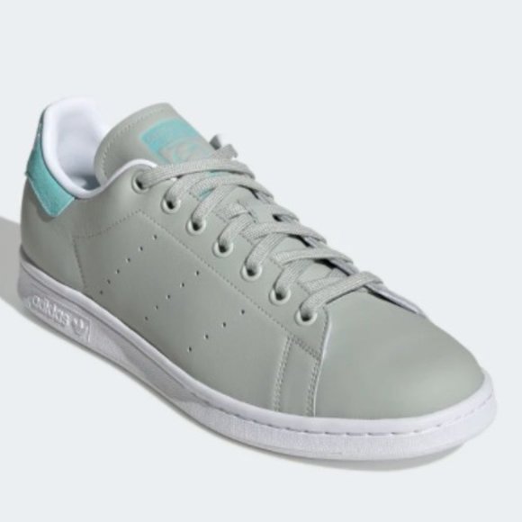 adidas Other - Adidas Stan Smith Men’s Shoes Ash Silver/Easy Mint/Cloud White Size US 10 ½ NWT